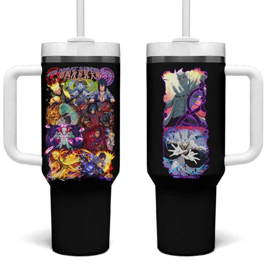 4th Great Shinobi War Naruto Shippuden Tumbler With Handle Japan Anime Style TS04