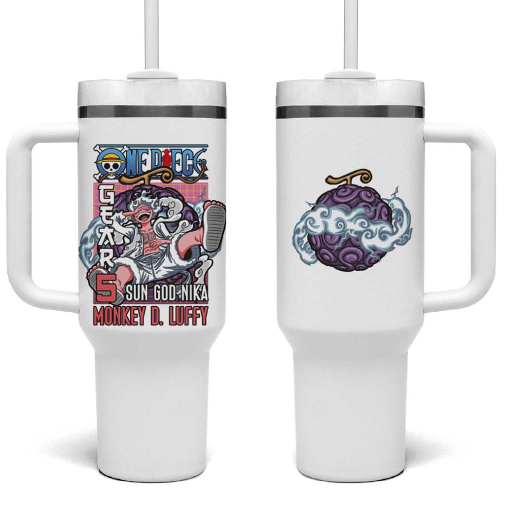 5th Gear Luffy One Piece Tumbler With Handle Anime Style TS04