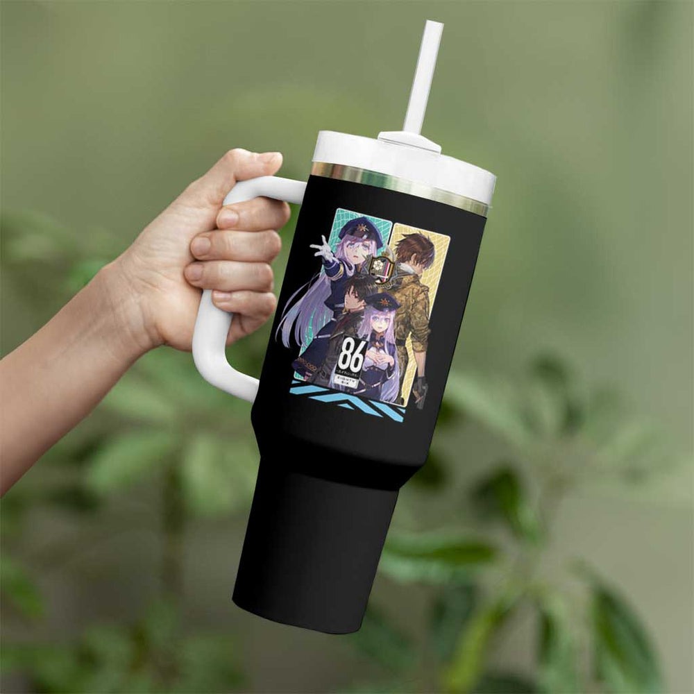 86 Eighty Six Tumbler With Handle Anime Style TS04 86 Eighty Six Tumbler With Handle Anime Style TS04