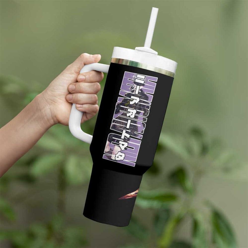 9S Nier Automata Tumbler With Handle Japan Anime Style TS04 9S Nier Automata Tumbler With Handle Japan Anime Style TS04