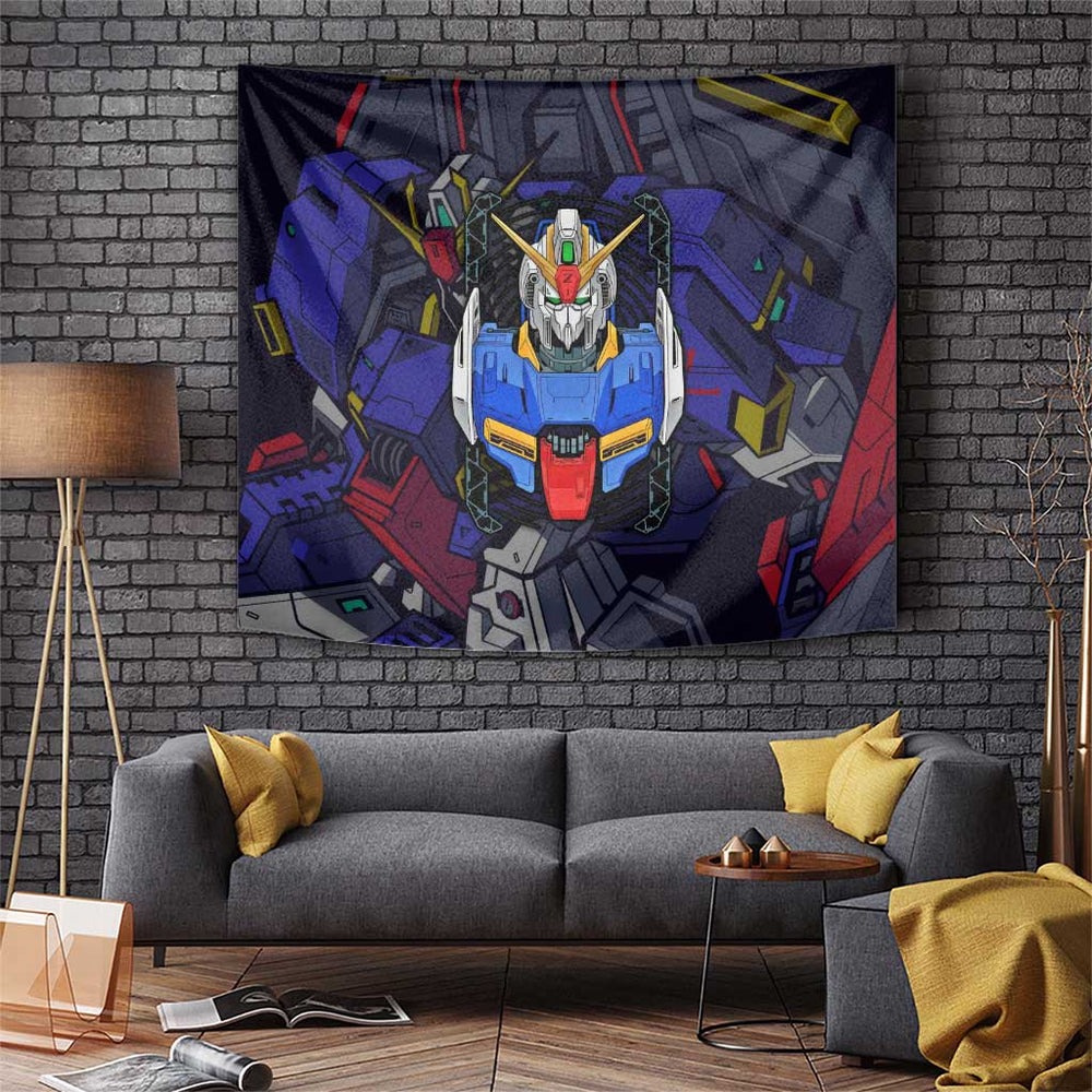 Abstract Gundam Tapestry Anime Mix Abstract Background Style TS04 Abstract Gundam Tapestry Anime Mix Abstract Background Style TS04