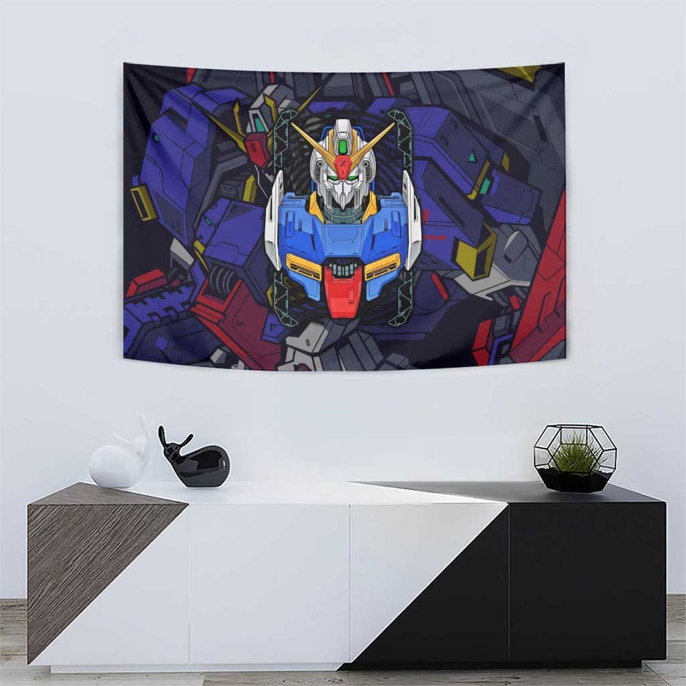 Abstract Gundam Tapestry Anime Mix Abstract Background Style TS04 Abstract Gundam Tapestry Anime Mix Abstract Background Style TS04