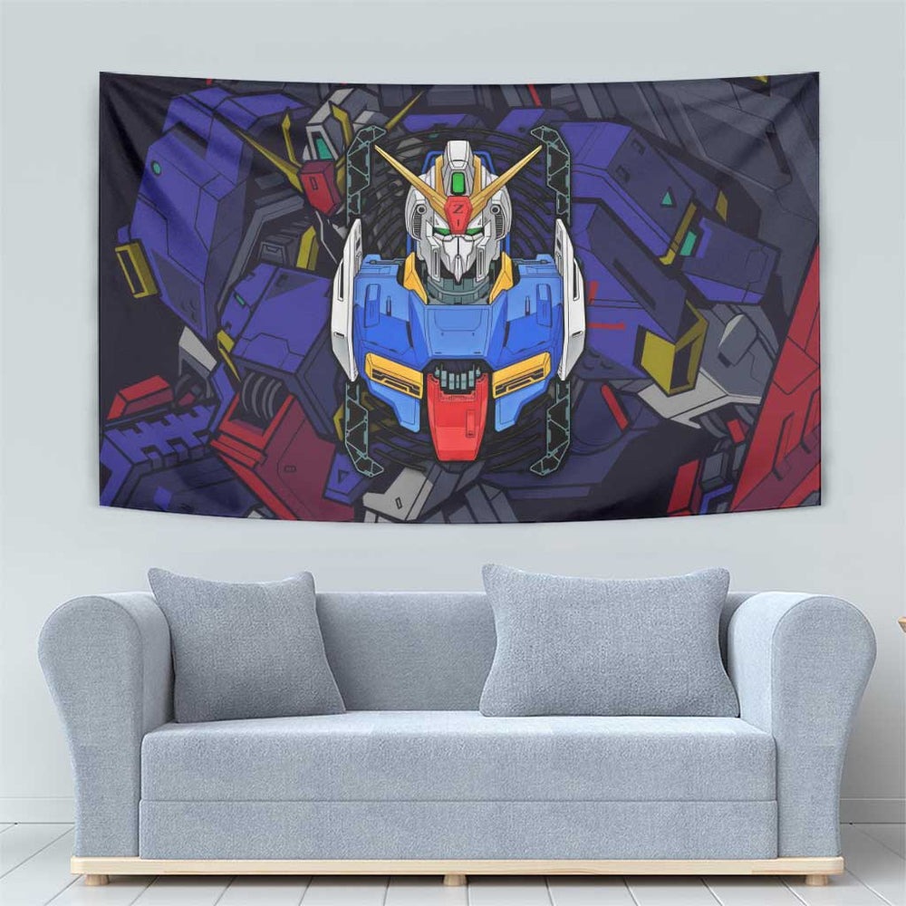 Abstract Gundam Tapestry Anime Mix Abstract Background Style TS04 Abstract Gundam Tapestry Anime Mix Abstract Background Style TS04