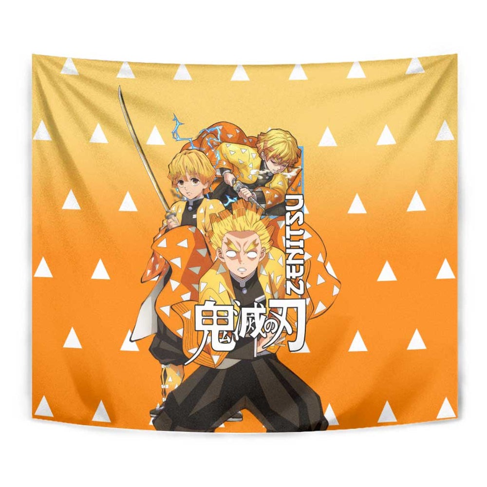 Agatsuma Zenitsu Haori Demon Slayer Tumbler With Handle Anime Style TS04
