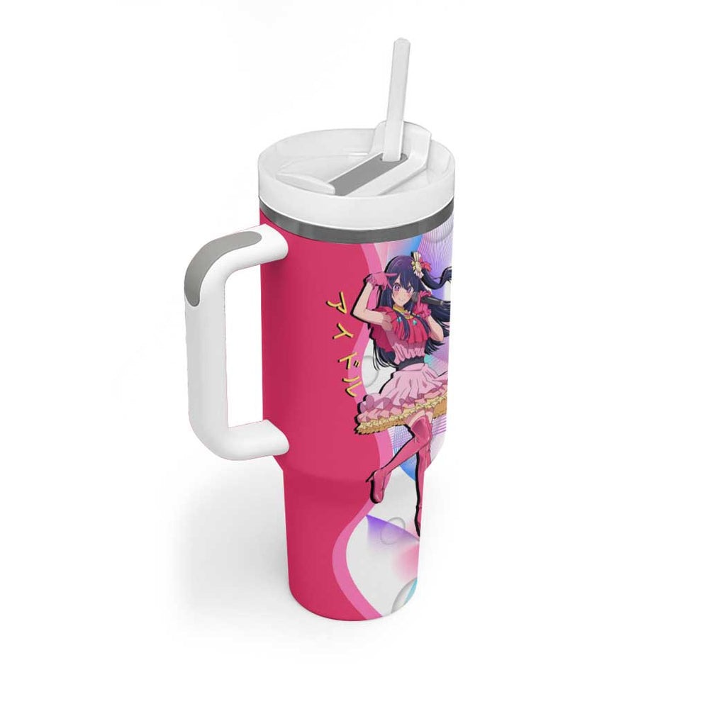 Ai Hoshino Idol Tumbler With Handle Sparkling Idol Anime Style TS04 Ai Hoshino Idol Tumbler With Handle Sparkling Idol Anime Style TS04