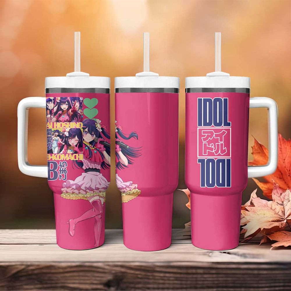Ai Hoshino Oshi no Ko Tumbler With Handle Anime Style TS04