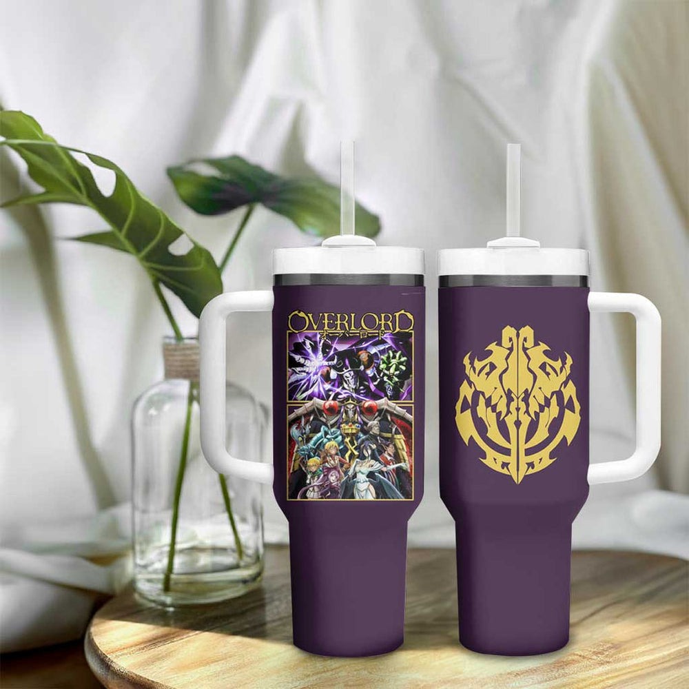 Ainz Ooal Gown Overlord Tumbler With Handle Anime Style TS04 Ainz Ooal Gown Overlord Tumbler With Handle Anime Style TS04
