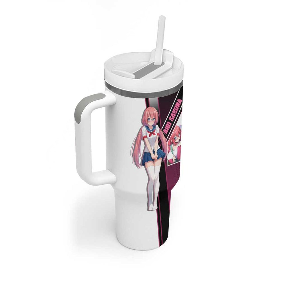 Airi Sakura Tumbler With Handle Shy Moe-Inspired Anime Style TS04 Airi Sakura Tumbler With Handle Shy Moe-Inspired Anime Style TS04