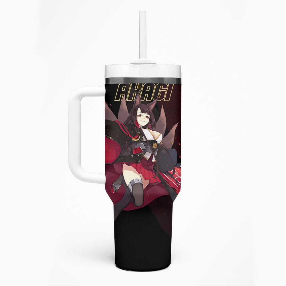Akagi - Azur Lane Tumbler With Handle Anime Game Style TS04 Akagi - Azur Lane Tumbler With Handle Anime Game Style TS04