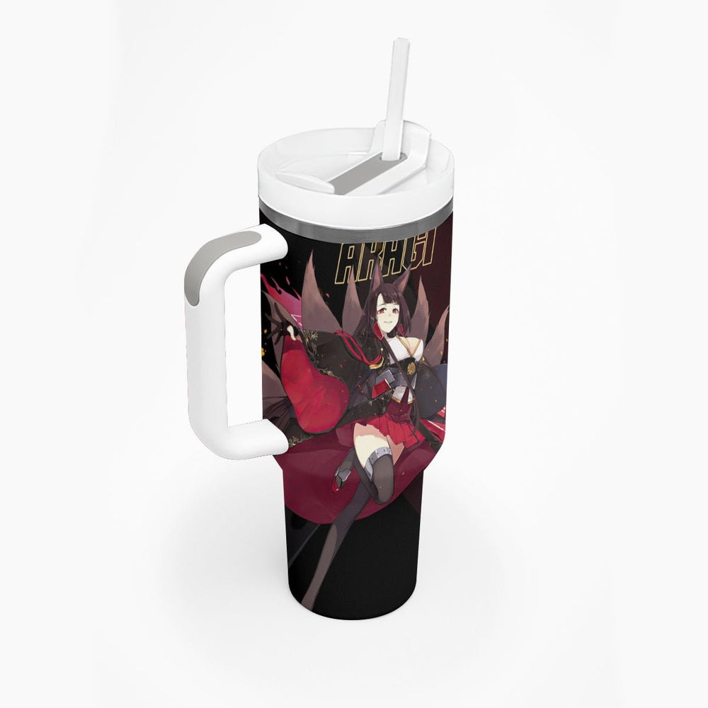 Akagi - Azur Lane Tumbler With Handle Anime Game Style TS04 Akagi - Azur Lane Tumbler With Handle Anime Game Style TS04