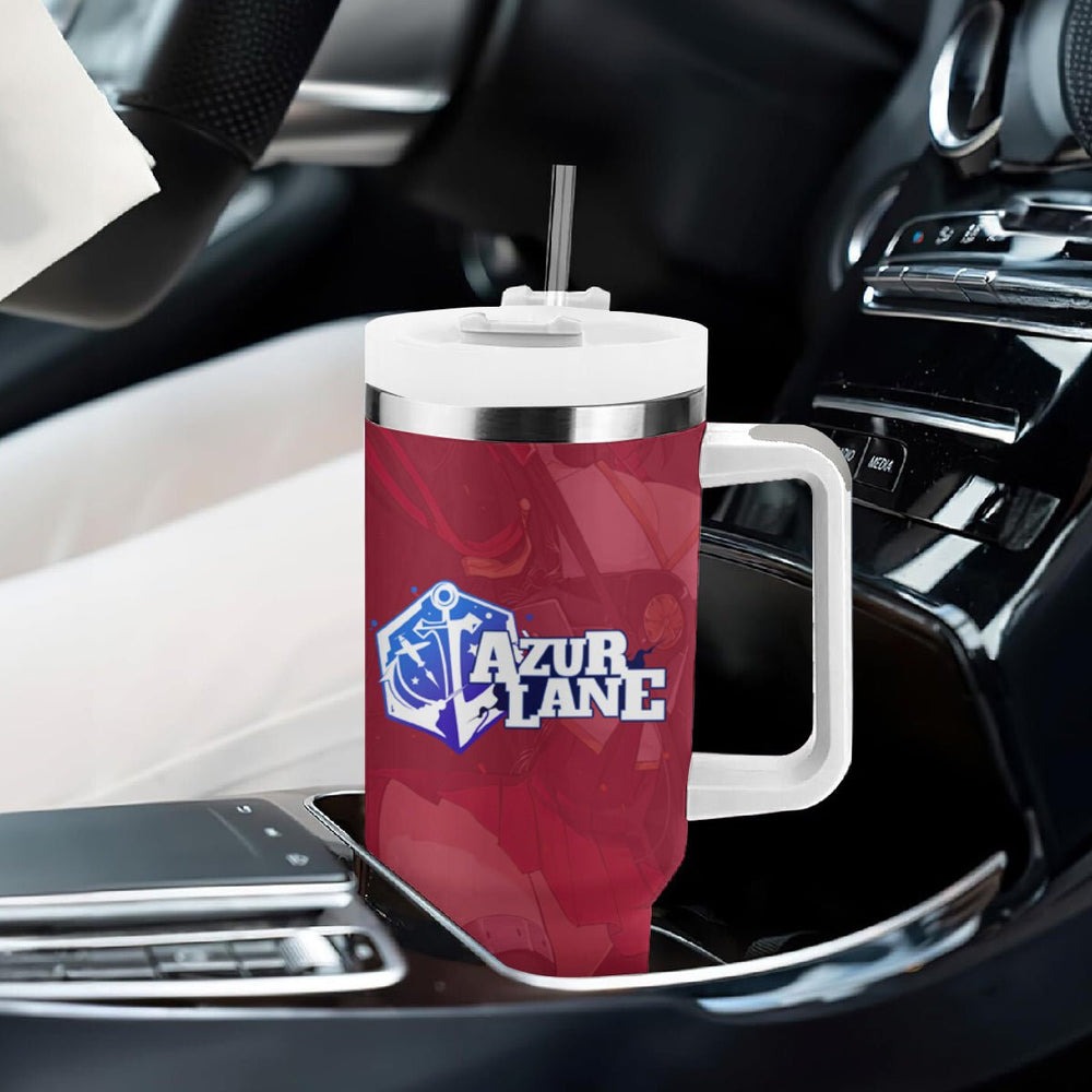 Akagi - Azur Lane Tumbler With Handle Anime Game Style TS04 Akagi - Azur Lane Tumbler With Handle Anime Game Style TS04