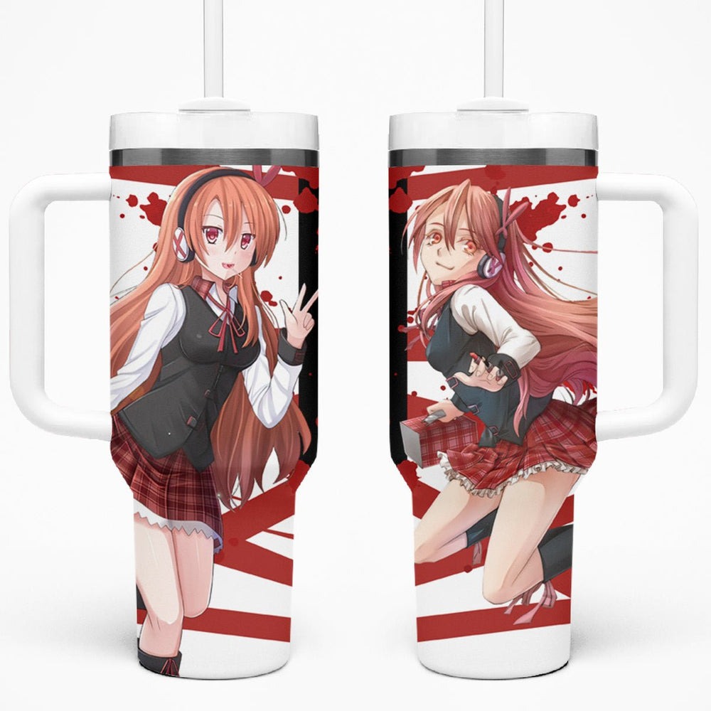 Akame Chelsea Anime Tumbler With Handle Akame ga Kill TS04 Akame Chelsea Anime Tumbler With Handle Akame ga Kill TS04