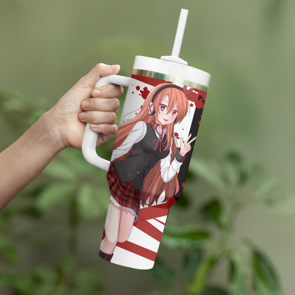 Akame Chelsea Anime Tumbler With Handle Akame ga Kill TS04 Akame Chelsea Anime Tumbler With Handle Akame ga Kill TS04