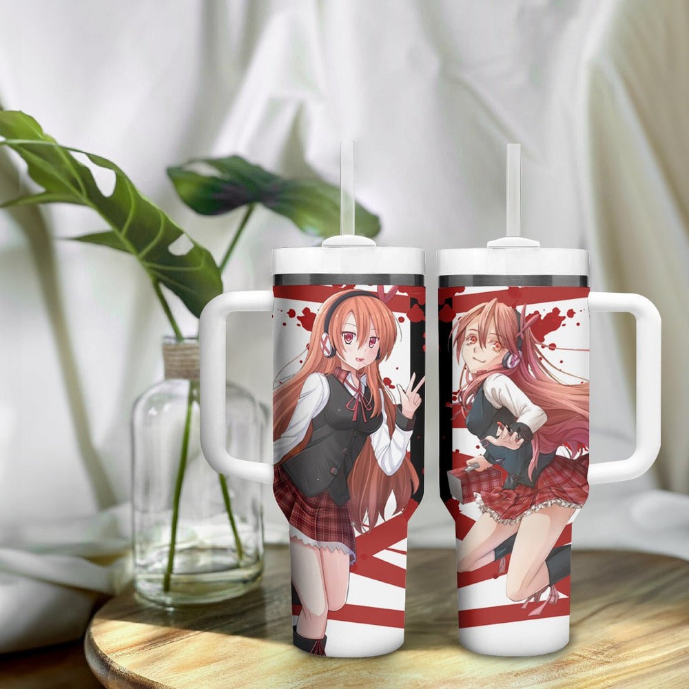 Akame Chelsea Anime Tumbler With Handle Akame ga Kill TS04 Akame Chelsea Anime Tumbler With Handle Akame ga Kill TS04