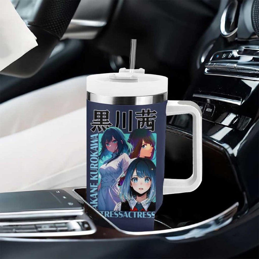 Akane Kurokawa Oshi no Ko Tumbler With Handle Anime Style TS04 Akane Kurokawa Oshi no Ko Tumbler With Handle Anime Style TS04