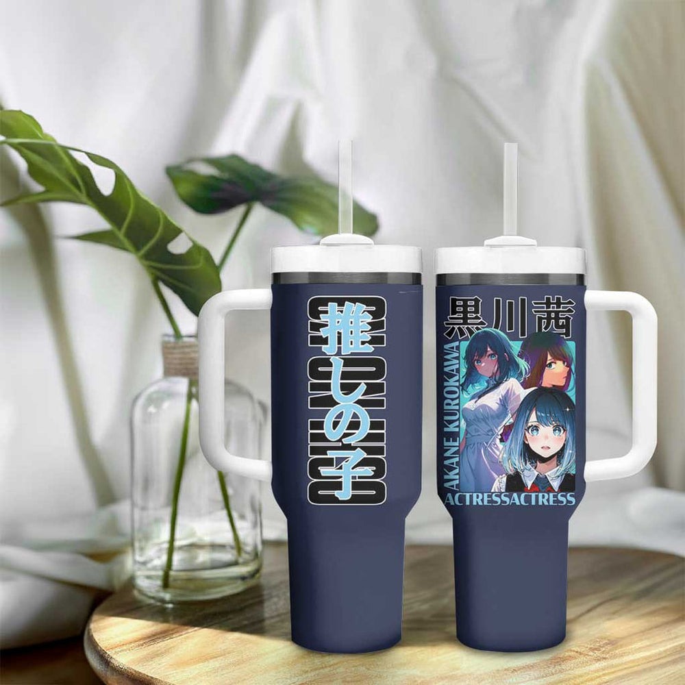 Akane Kurokawa Oshi no Ko Tumbler With Handle Anime Style TS04 Akane Kurokawa Oshi no Ko Tumbler With Handle Anime Style TS04