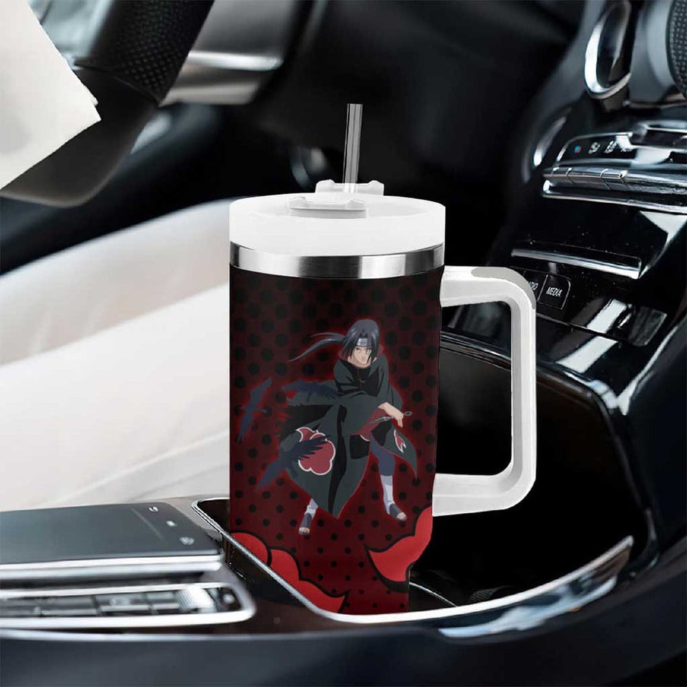 Akatsuki Itachi Uchiha - Naruto Tumbler With Handle Anime Style TS04 Akatsuki Itachi Uchiha - Naruto Tumbler With Handle Anime Style TS04
