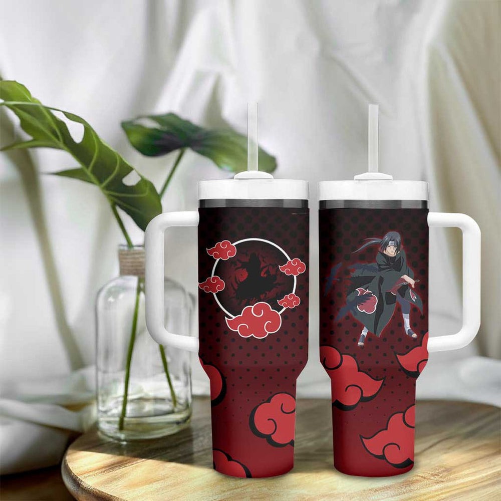 Akatsuki Itachi Uchiha - Naruto Tumbler With Handle Anime Style TS04 Akatsuki Itachi Uchiha - Naruto Tumbler With Handle Anime Style TS04