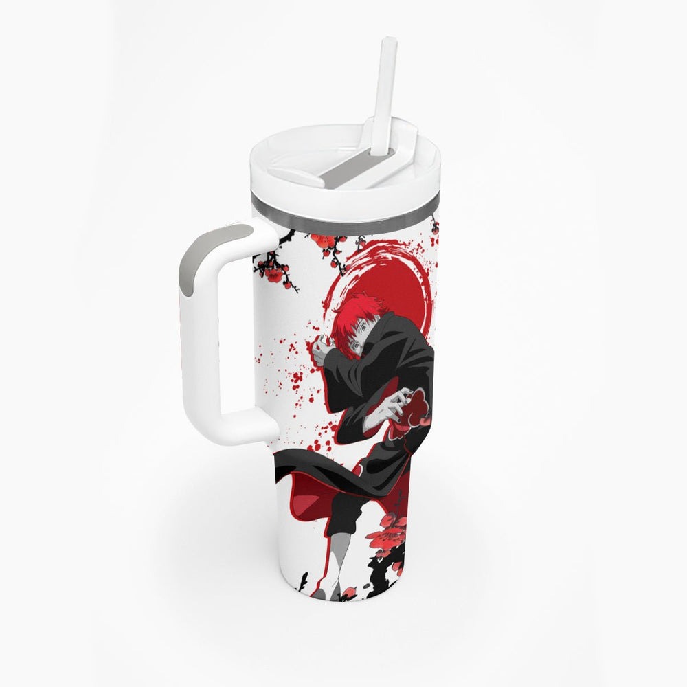 Akatsuki Sasori Tumbler With Handle Japan Style Anime TS04