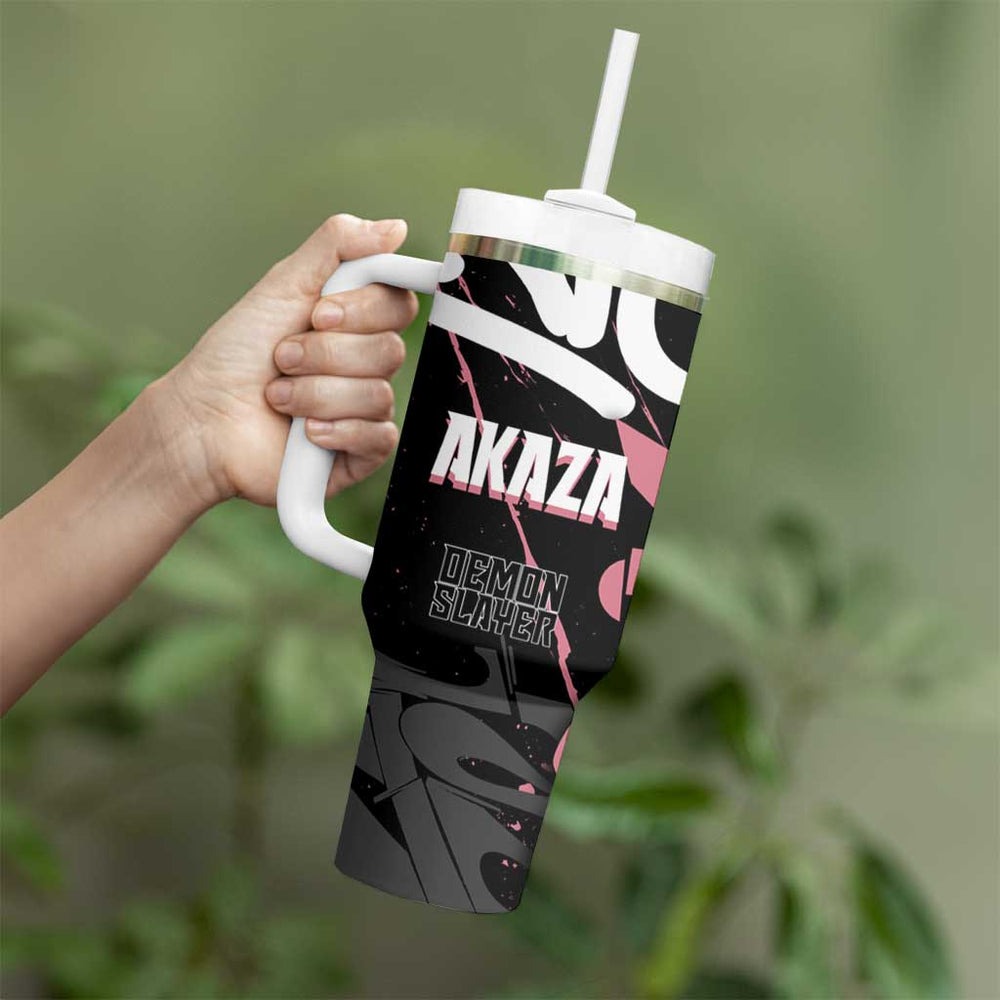Akaza - Demon Slayer Tumbler With Handle Anime Japan Style TS04 Akaza - Demon Slayer Tumbler With Handle Anime Japan Style TS04