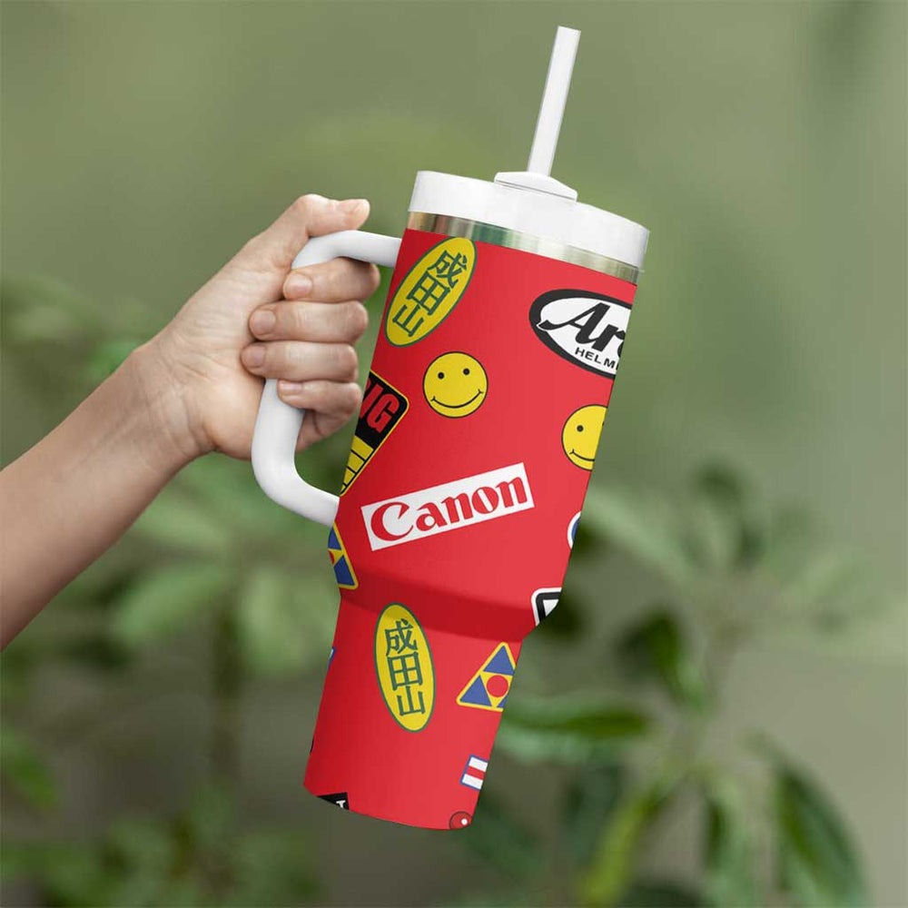 Akira Full Decals Tumbler With Handle Anime Style TS04 Akira Full Decals Tumbler With Handle Anime Style TS04