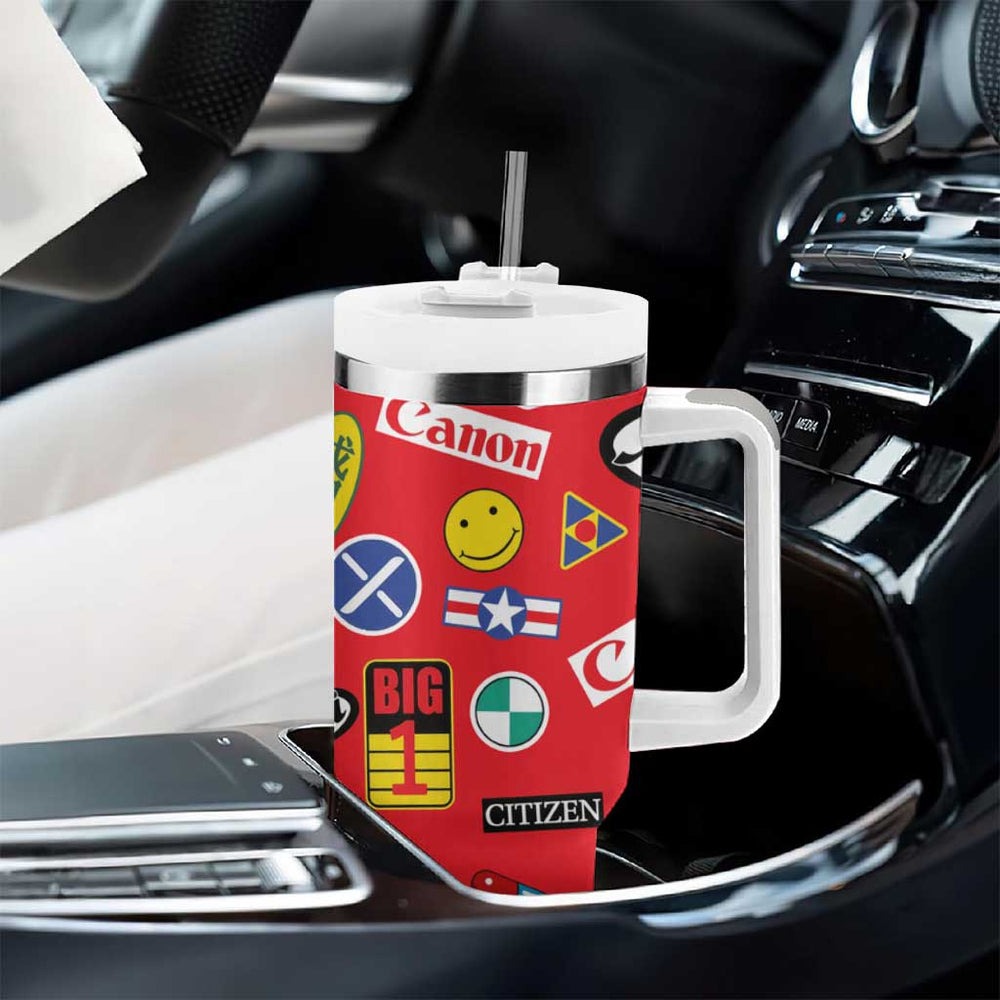 Akira Full Decals Tumbler With Handle Anime Style TS04 Akira Full Decals Tumbler With Handle Anime Style TS04