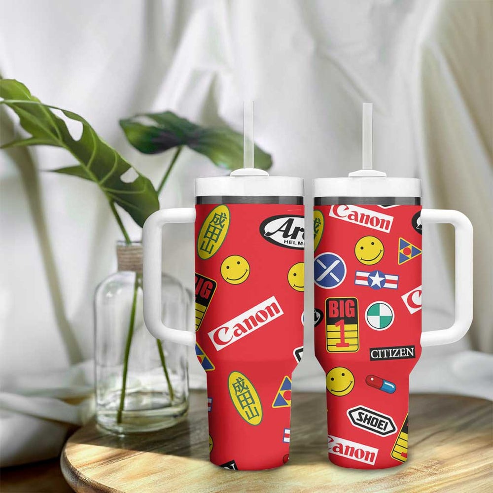 Akira Full Decals Tumbler With Handle Anime Style TS04 Akira Full Decals Tumbler With Handle Anime Style TS04