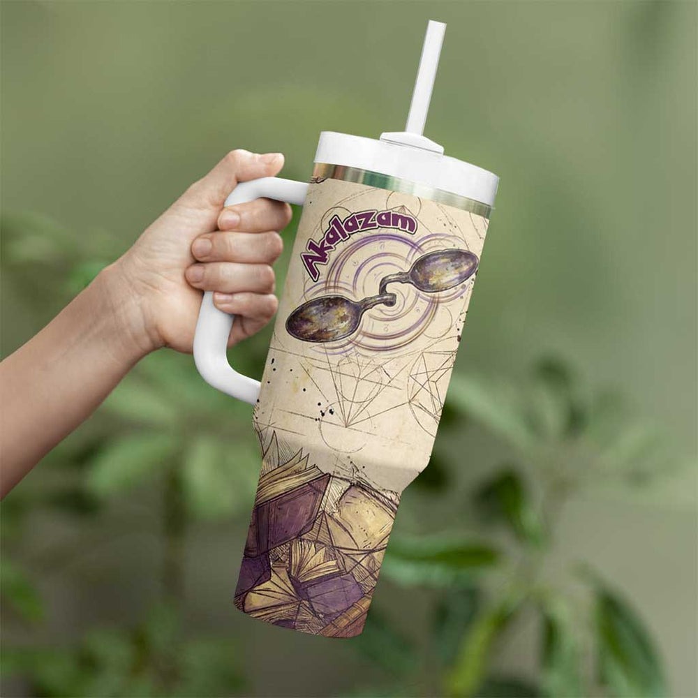 Alakazam Tumbler With Handle Mystic Geometric Alchemy Art TS04 Alakazam Tumbler With Handle Mystic Geometric Alchemy Art TS04