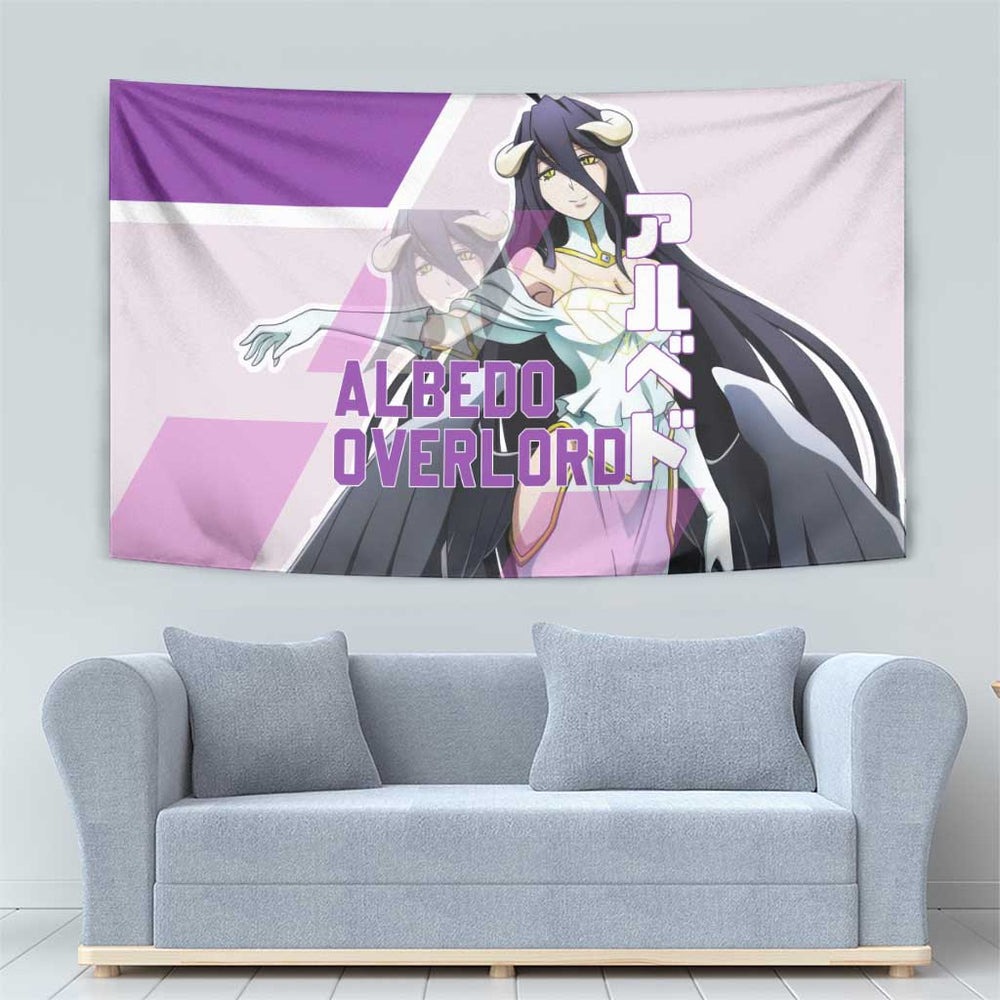 Albedo Overlord Tapestry Anime Style TS04