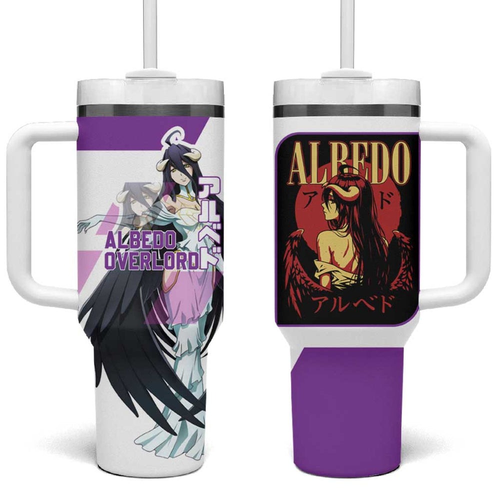Albedo Overlord Tumbler With Handle Anime Style TS04 Albedo Overlord Tumbler With Handle Anime Style TS04