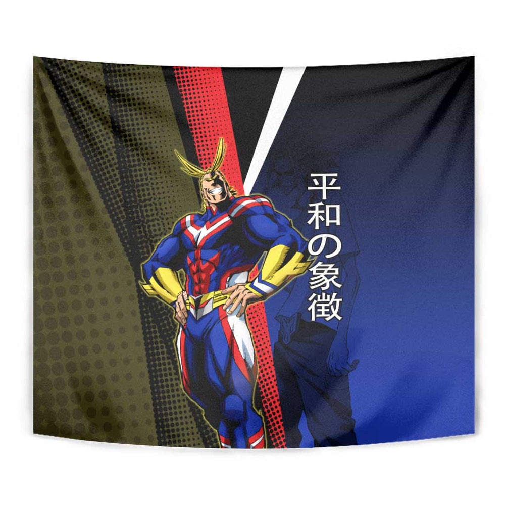 All Might Dual Form Tapestry Japanese Comic Book Style TS04 All Might Dual Form Tapestry Japanese Comic Book Style TS04