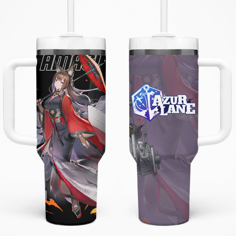 Amagi - Azur Lane Tumbler With Handle Anime Game Style TS04 Amagi - Azur Lane Tumbler With Handle Anime Game Style TS04