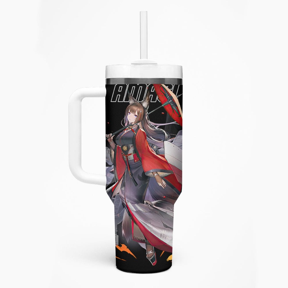 Amagi - Azur Lane Tumbler With Handle Anime Game Style TS04 Amagi - Azur Lane Tumbler With Handle Anime Game Style TS04