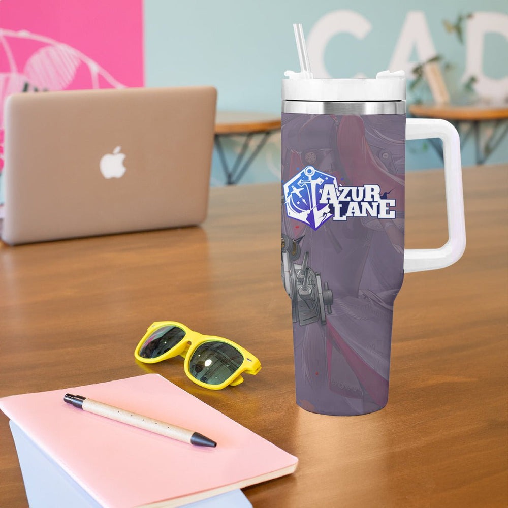 Amagi - Azur Lane Tumbler With Handle Anime Game Style TS04 Amagi - Azur Lane Tumbler With Handle Anime Game Style TS04