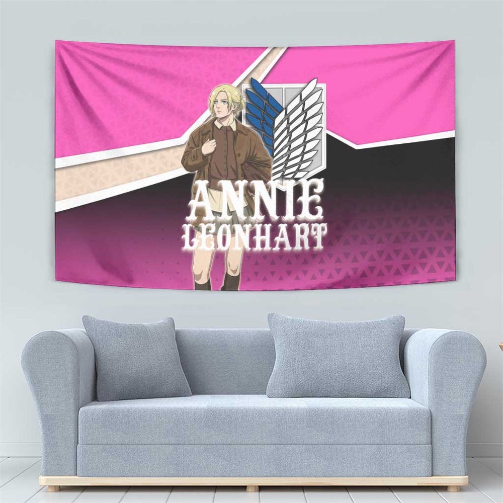 Annie Leonhart Attack on Titan Tumbler With Handle Anime Preppy Streetwear Style TS04 Annie Leonhart Attack on Titan Tumbler With Handle Anime Preppy Streetwear Style TS04