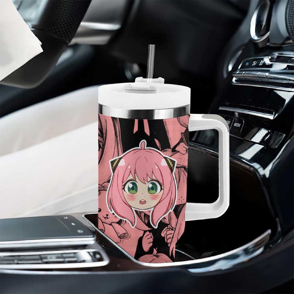 Anya Forger Bond Spy x Family Tumbler With Handle Anime Mix Manga Style TS04