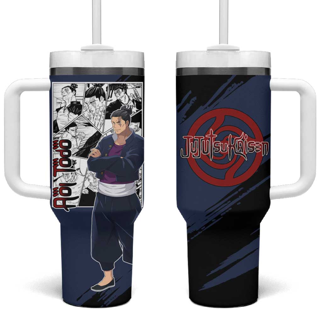 Aoi Todo - Jujutsu Kaisen Tumbler With Handle Anime Mix Manga Style TS04