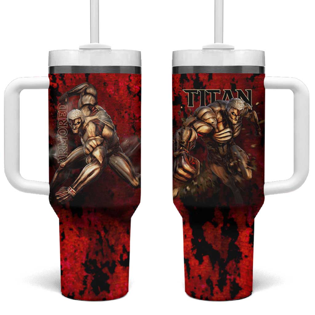 AOT Armored Titan - Attack On Titan Tumbler With Handle Anime Style TS04