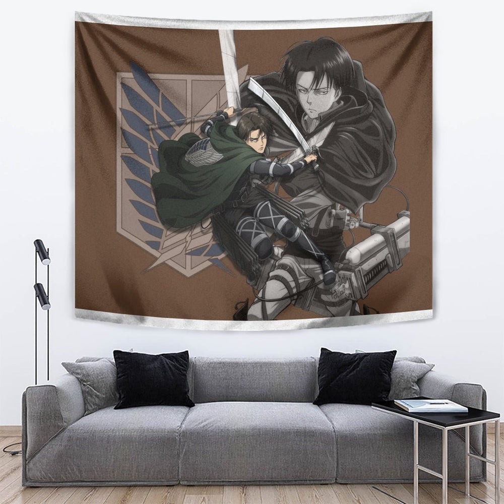 AOT Levi Ackerman Tapestry TS04 AOT Levi Ackerman Tapestry TS04