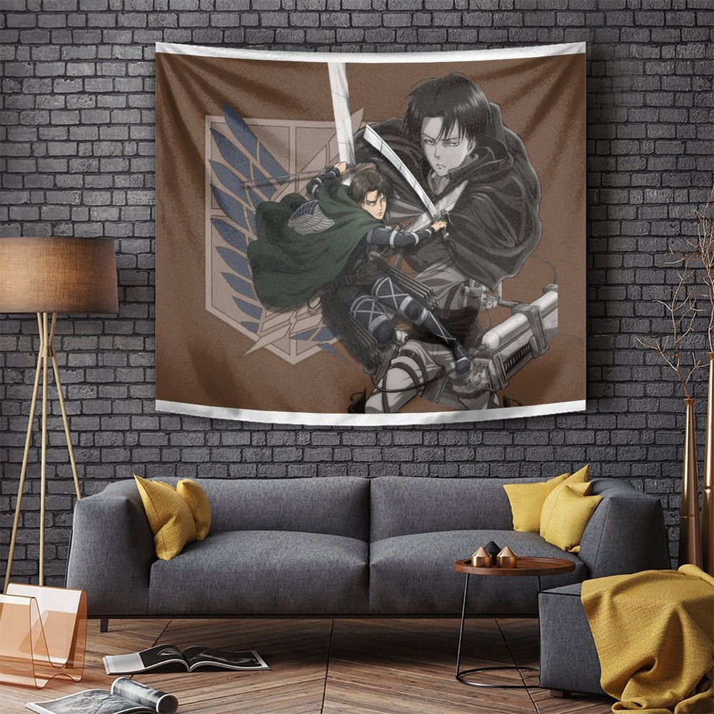AOT Levi Ackerman Tapestry TS04 AOT Levi Ackerman Tapestry TS04