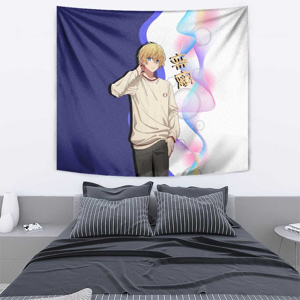 Aquamarine Hoshino Tapestry Stylish Idol Anime Aesthetic TS04 Aquamarine Hoshino Tapestry Stylish Idol Anime Aesthetic TS04
