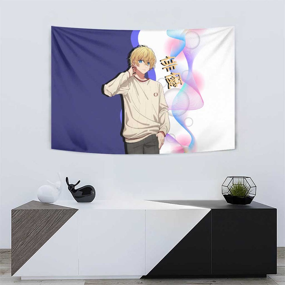 Aquamarine Hoshino Tapestry Stylish Idol Anime Aesthetic TS04 Aquamarine Hoshino Tapestry Stylish Idol Anime Aesthetic TS04