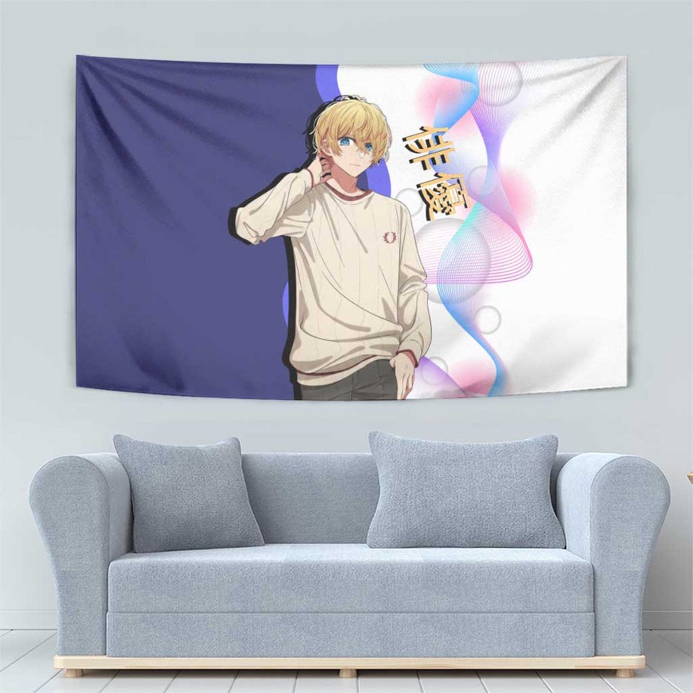 Aquamarine Hoshino Tapestry Stylish Idol Anime Aesthetic TS04 Aquamarine Hoshino Tapestry Stylish Idol Anime Aesthetic TS04