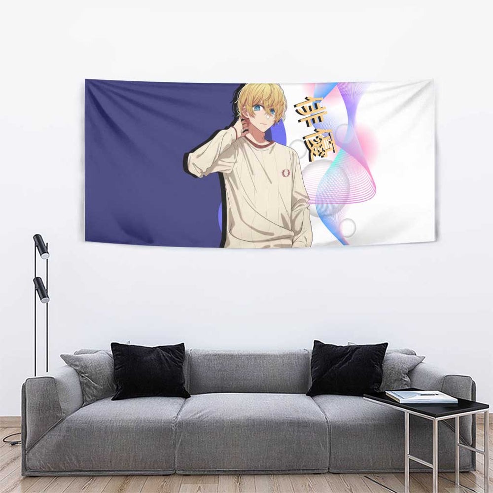 Aquamarine Hoshino Tapestry Stylish Idol Anime Aesthetic TS04 Aquamarine Hoshino Tapestry Stylish Idol Anime Aesthetic TS04