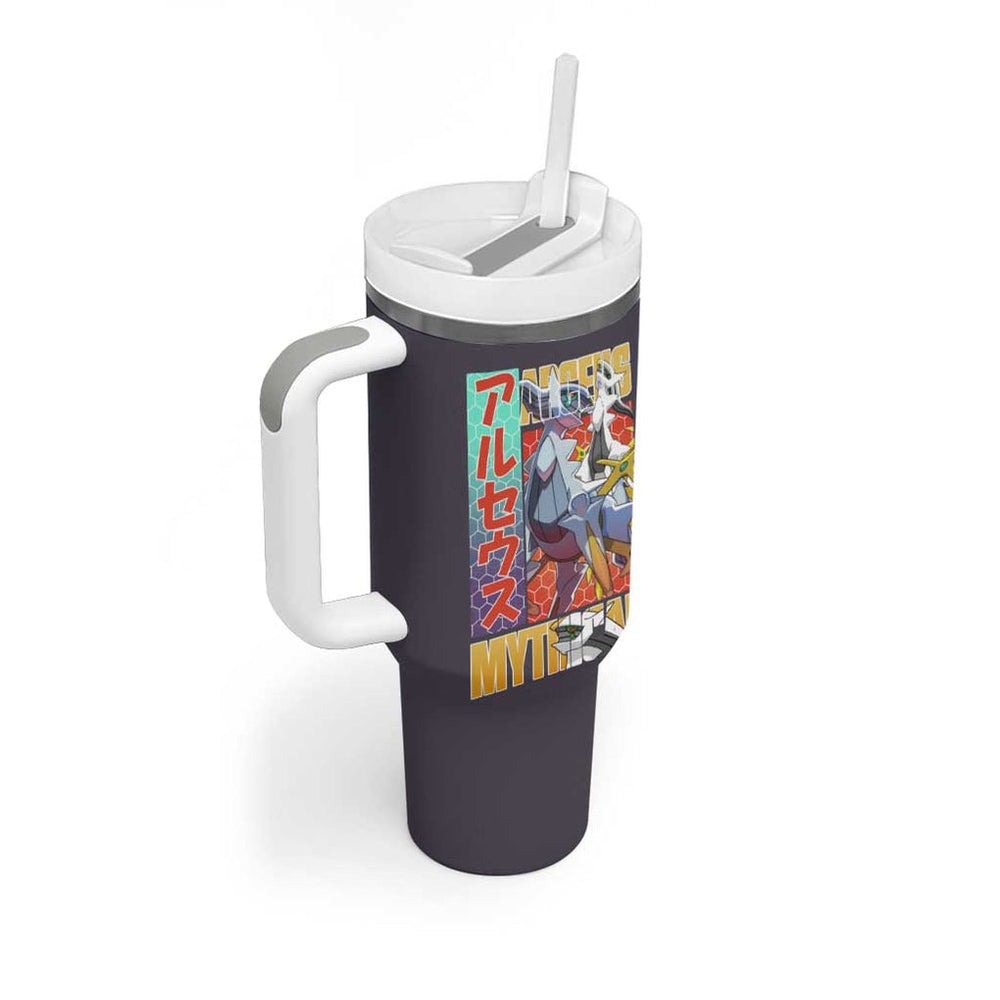 Arceus Poke Tumbler With Handle Anime Style TS04 Arceus Poke Tumbler With Handle Anime Style TS04