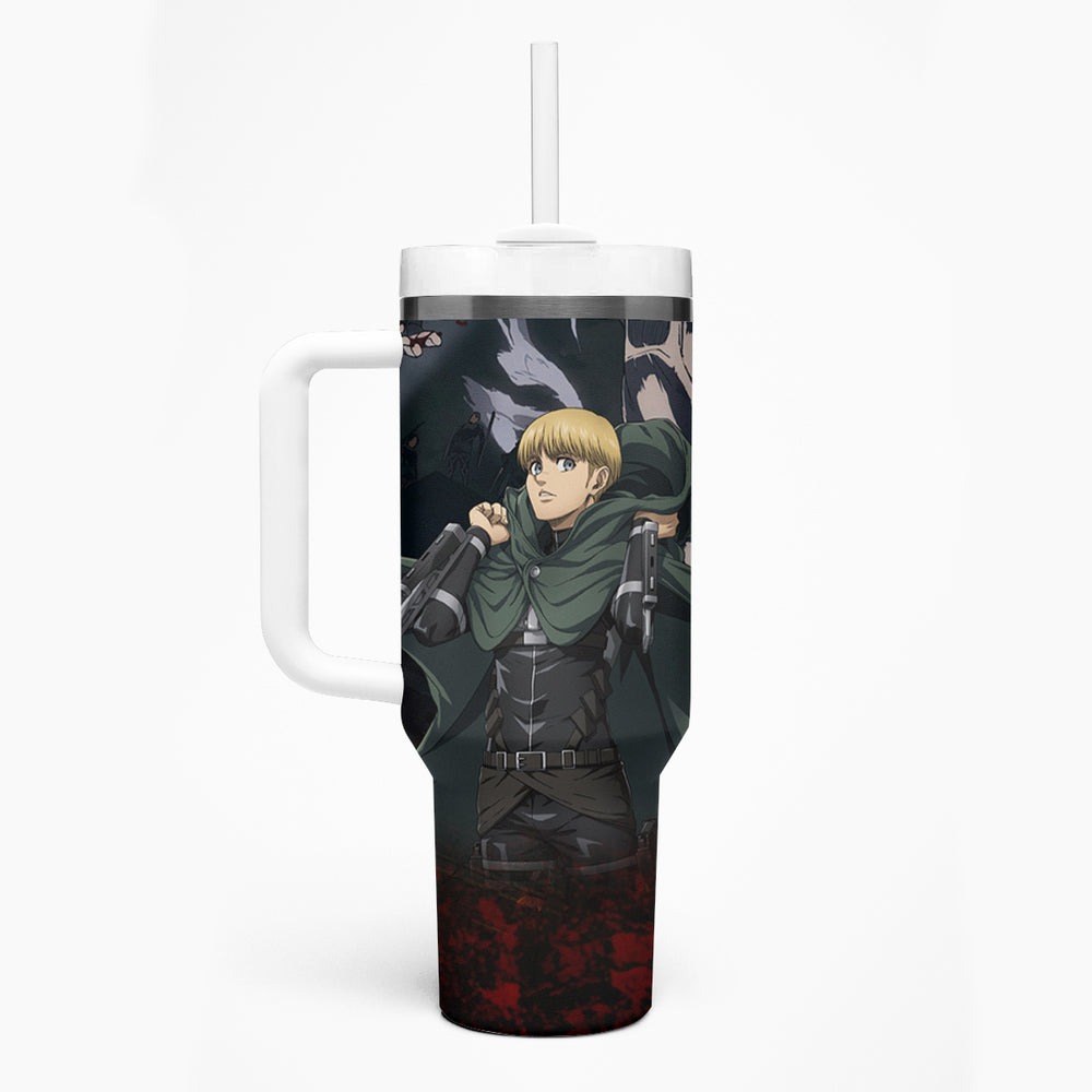 Armin Arlert Final Season Anime Tumbler With Handle Attack On Titan TS04 Armin Arlert Final Season Anime Tumbler With Handle Attack On Titan TS04
