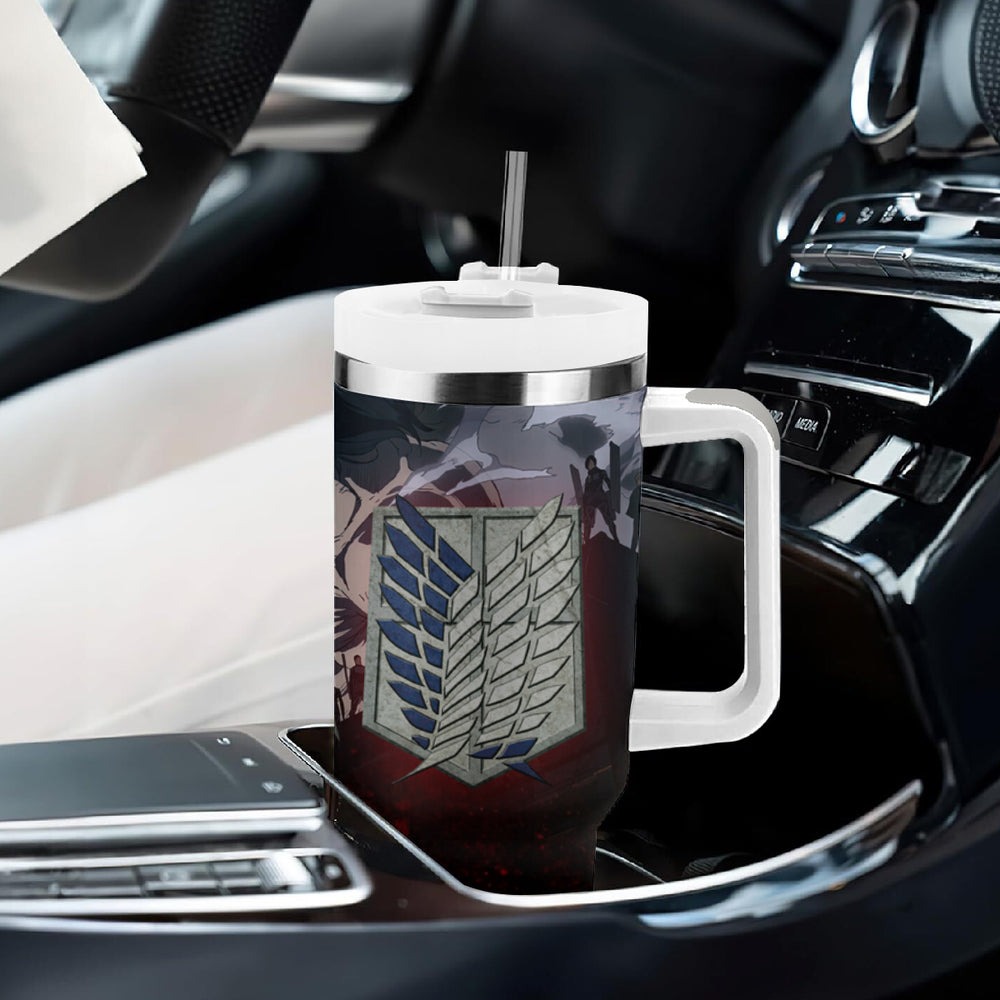 Armin Arlert Final Season Anime Tumbler With Handle Attack On Titan TS04 Armin Arlert Final Season Anime Tumbler With Handle Attack On Titan TS04