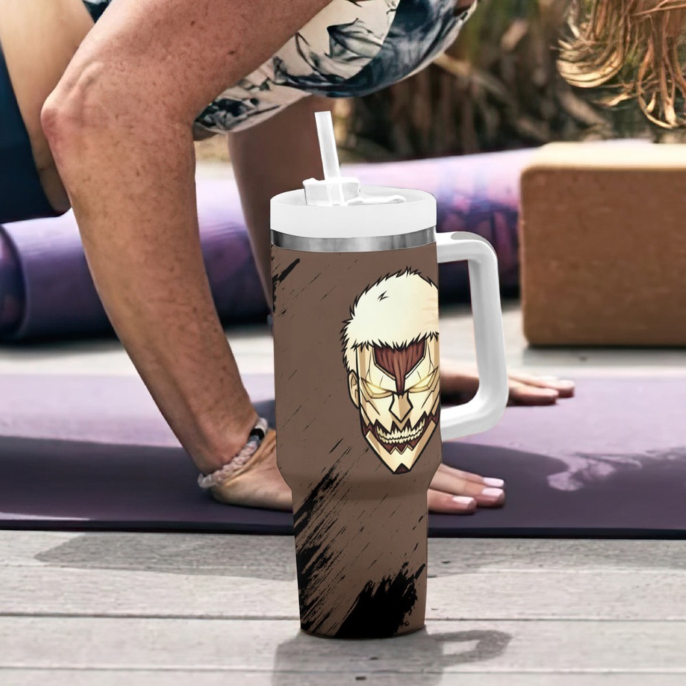 Armored Titan Tumbler With Handle Attack On Titan TS04 Armored Titan Tumbler With Handle Attack On Titan TS04