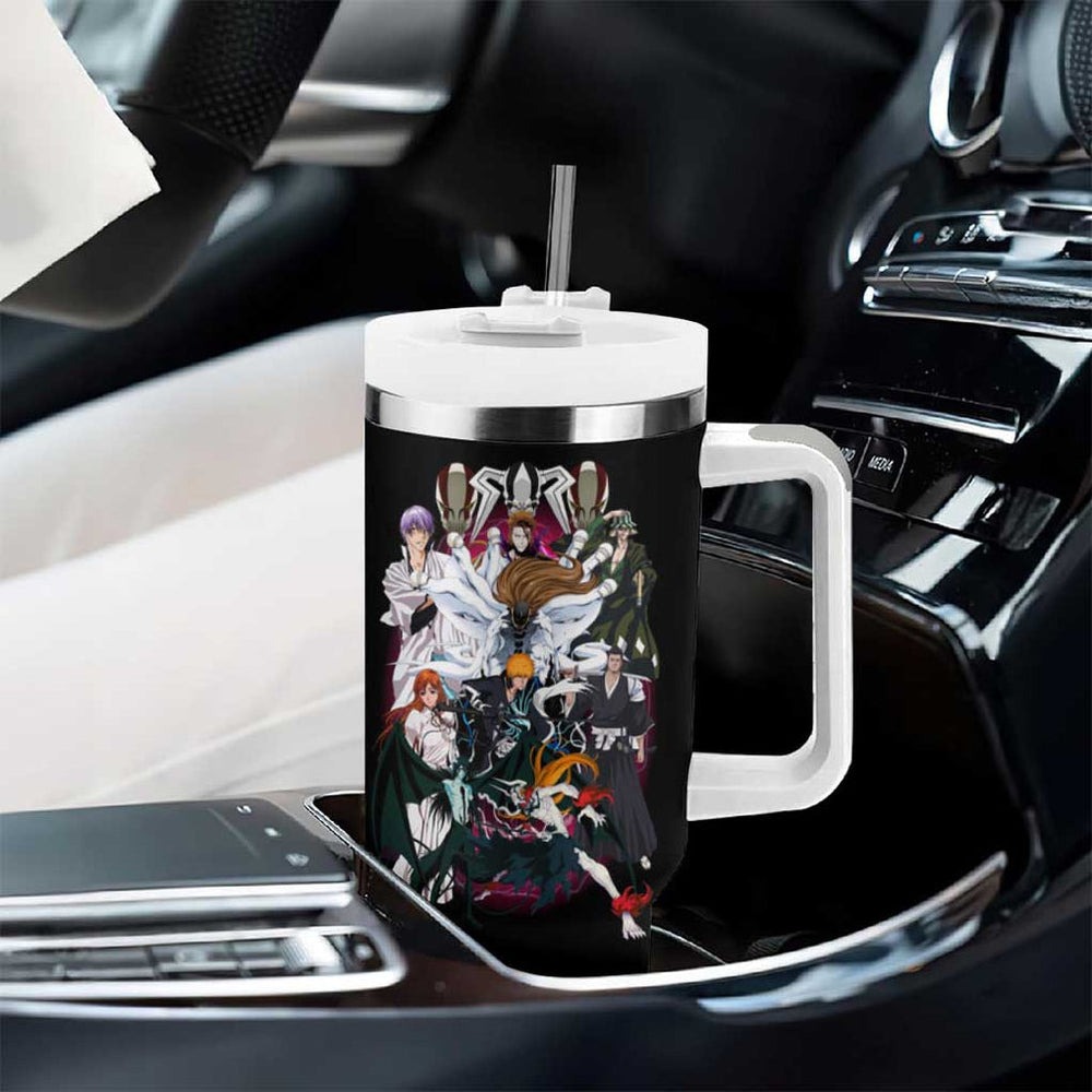 Arrancar Invasion Bleach Tumbler With Handle Japan Anime Style TS04 Arrancar Invasion Bleach Tumbler With Handle Japan Anime Style TS04