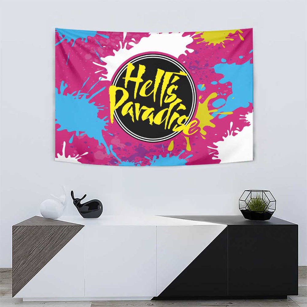 Art Fantasma Hells Paradise Tumbler With Handle Anime Uniform Mix Color Painting Splash TS04 Art Fantasma Hells Paradise Tumbler With Handle Anime Uniform Mix Color Painting Splash TS04